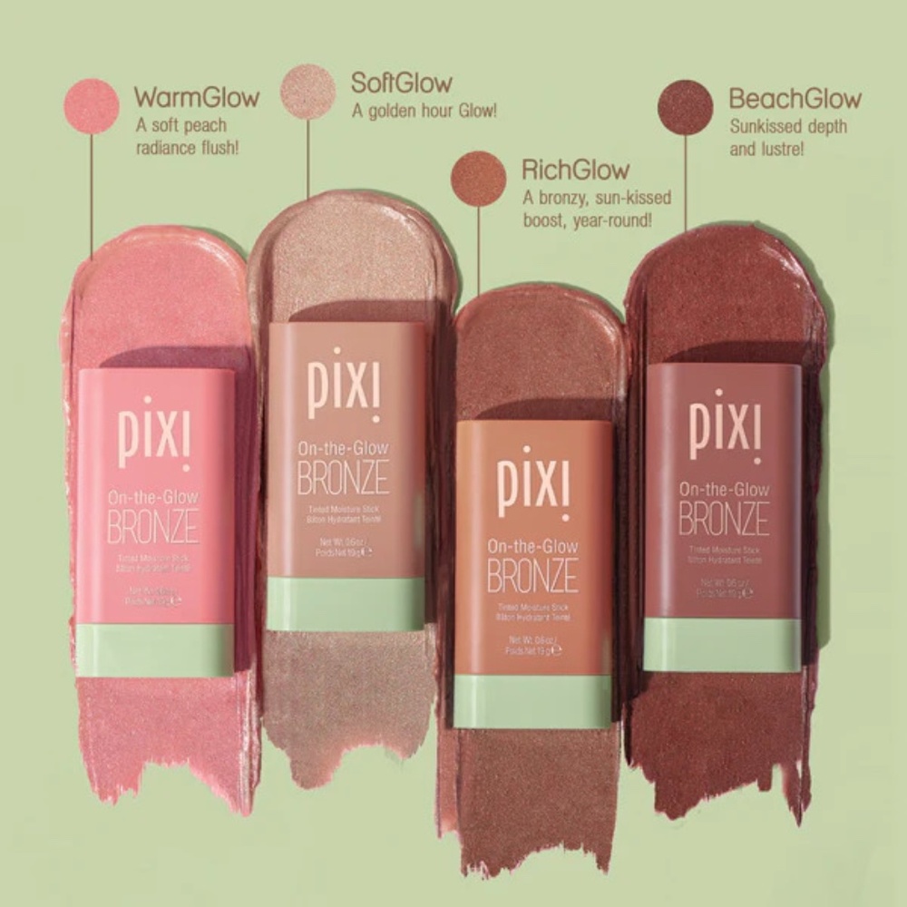 Pixi by Petra On-the-Glow Bronze Tinted Moisture Stick, 0.6 oz, 19 g